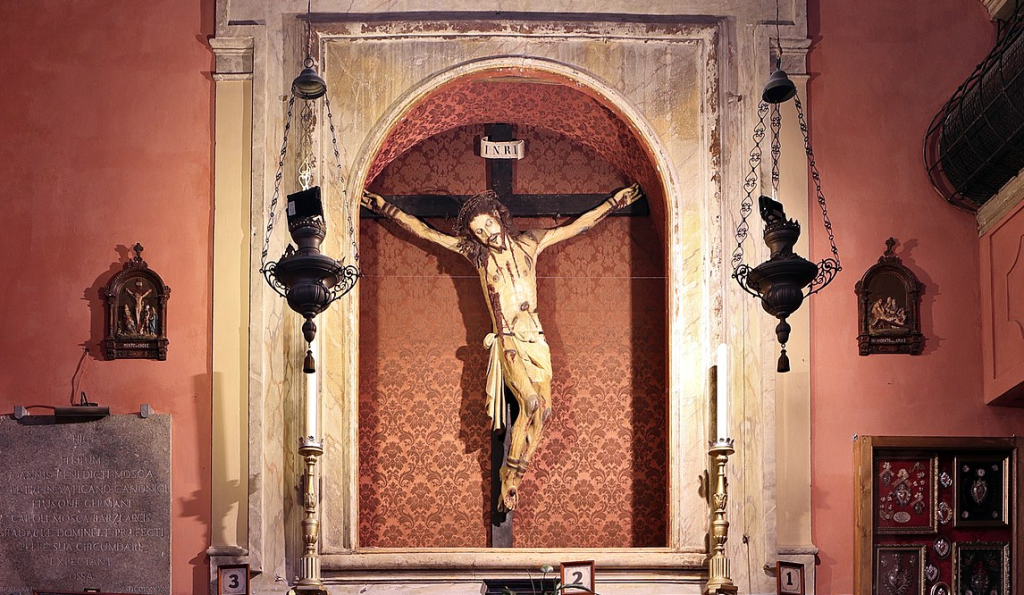 Church of San Giovanni Battista crucifix, Gradara