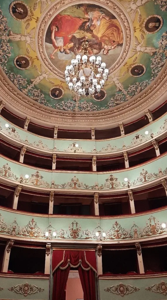 Offida: A Town of Tradition, Lace, and Wine 11 Inside of Teatro del Serpente Aureo