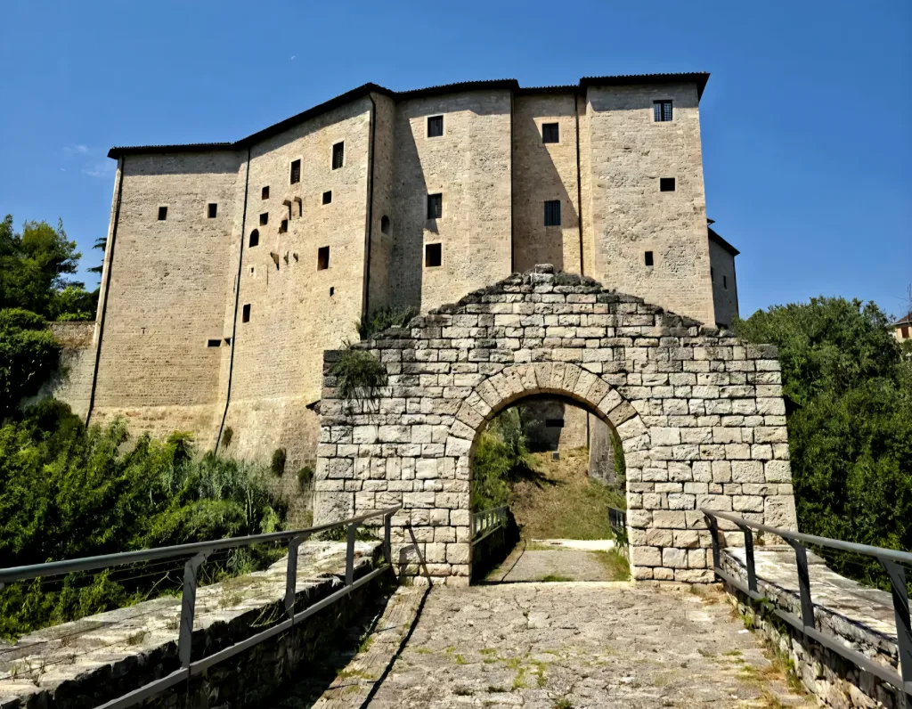 Ascoli: the City of a Hundred Towers 20 Entrance of Forte Malatesta