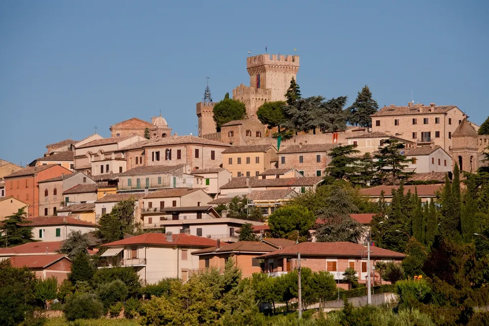 Offagna Map Offagna: Medieval Fortress Village in Le Marche